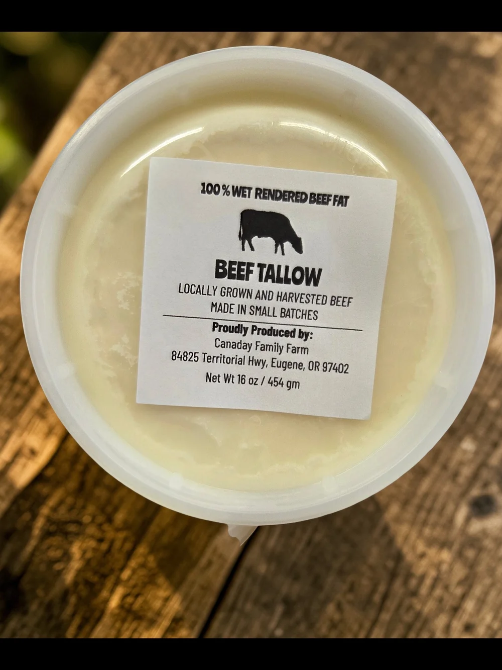 Beef Tallow Skin & Body White -